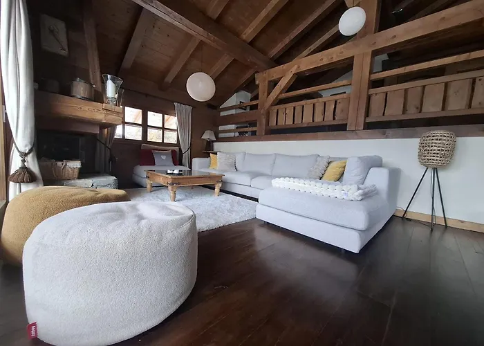 Grand Standing à - 5 Min Des Pistes, 5 Chambres, 10 Pers. - Fr-1-432-95 Chalé Megève